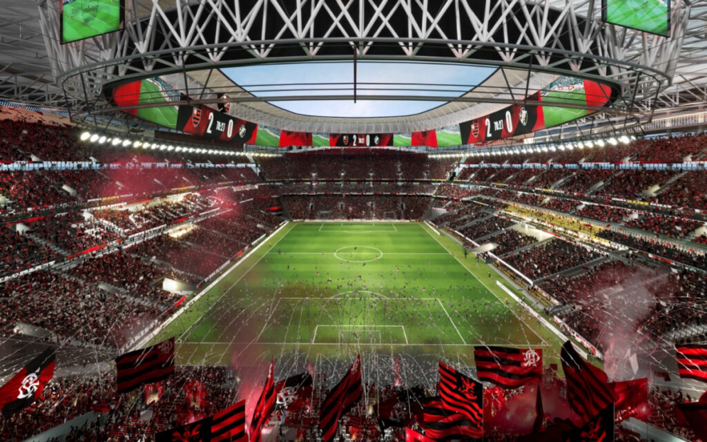 Veja fotos: Flamengo apresenta imagens de novo estádio em plano oficial | Flamengo