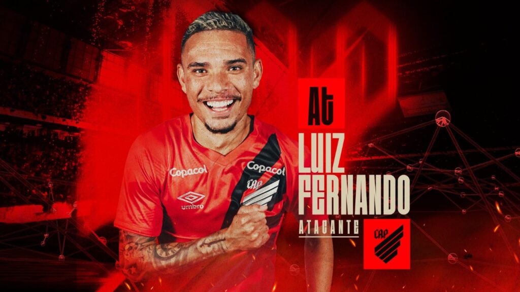 Athletico oficializa chegada de atacante Luiz Fernando