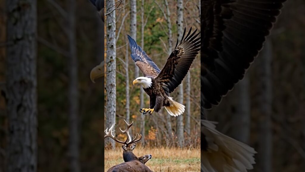 The eagle catching #shorts #animals