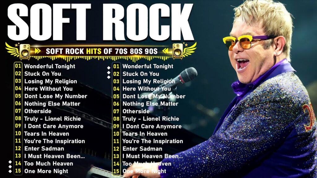 Elton John, Phil Collins, Rod Stewart, Michael Bolton, Eagles | Soft Rock Love Songs 70s 80s 90s