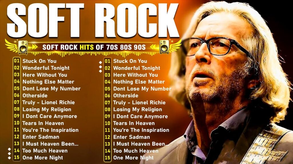 Eric Clapton, Rod Stewart, Elton John, Phil Collins, Eagles ✨ Soft Rock Love Songs 70s 80s 90s