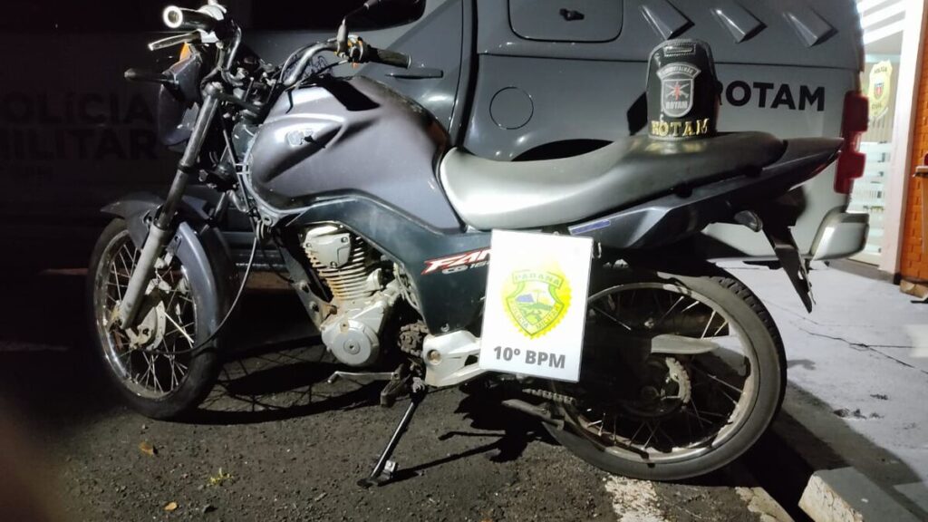 Jovens são presos após comprarem moto de morador do ‘Solo Sagrado’