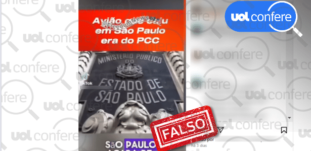 MP-SP e polícia não disseram que avião que caiu em SP era do PCC