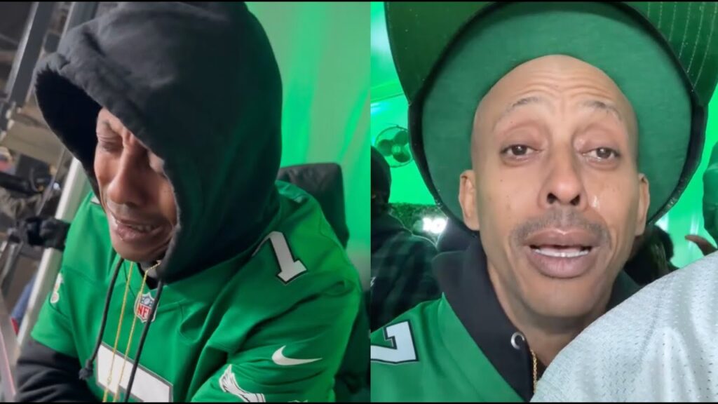 Gillie Breaks Down In Tears After Eagles Make The Super Bowl