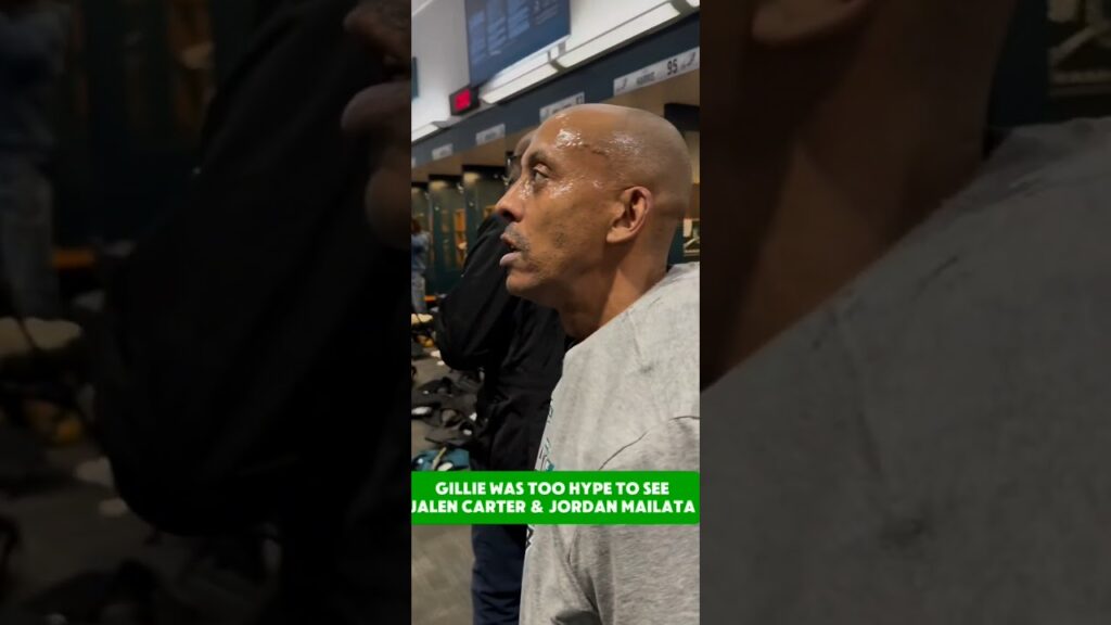 Gillie Da Kid About To Pop A Vein in Eagles Locker Room #gilliedaking #mdwog #eagles #philadelphia