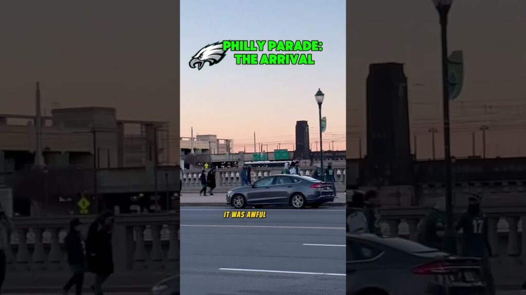 The Philadelphia Eagles Super Bowl Parade Arrival