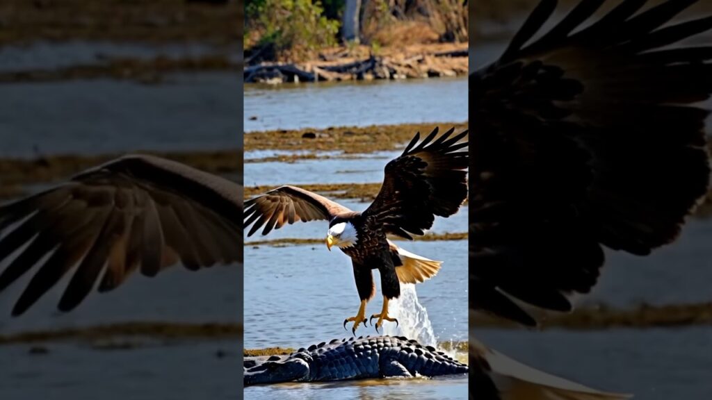 The eagle is smart #shorts #animals