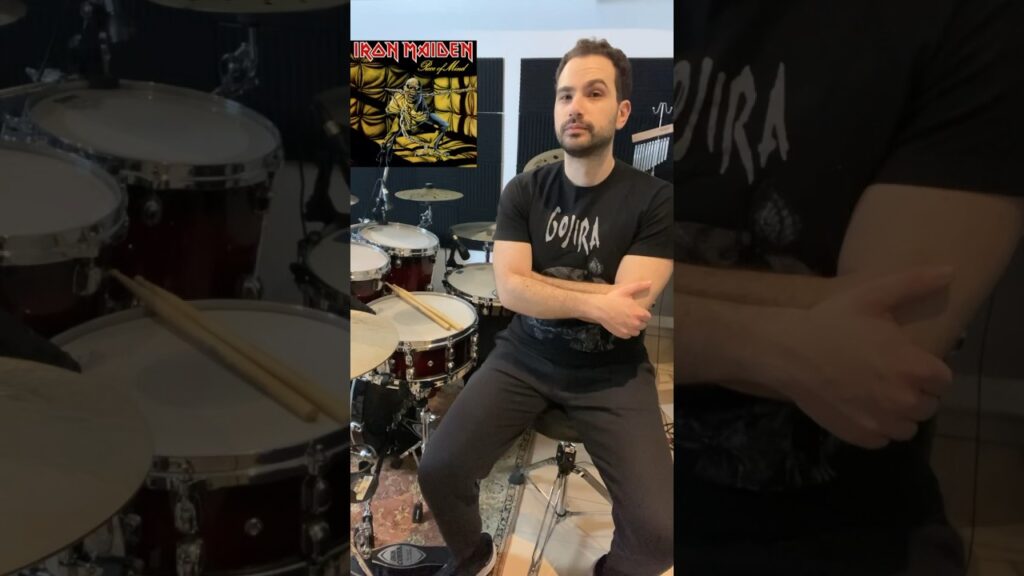 How to play @ironmaiden ‘s “Where Eagles Dare” intro #drums #drumfill #drummer #drumcover #drum