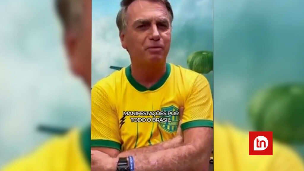 Bolsonaro grava vídeo convocando brasileiros para ato contra Lula