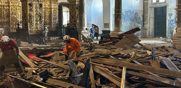 Quando teto de lugar como a ‘igreja do ouro’ cai, o Brasil todo desaba