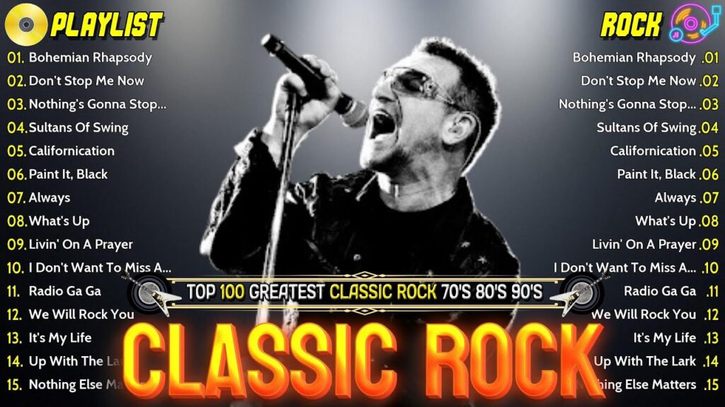 Classic Rock Songs 70s 80s 90s Full Album – Queen, Eagles, Pink Floyd, Def Leppard, Bon Jovi, ACDC